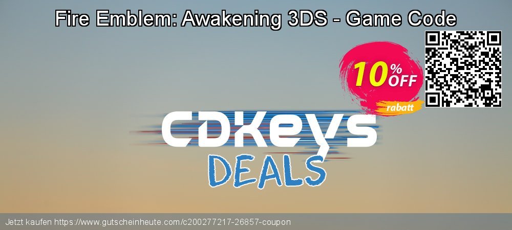 Fire Emblem: Awakening 3DS - Game Code wunderschön Preisnachlass Bildschirmfoto
