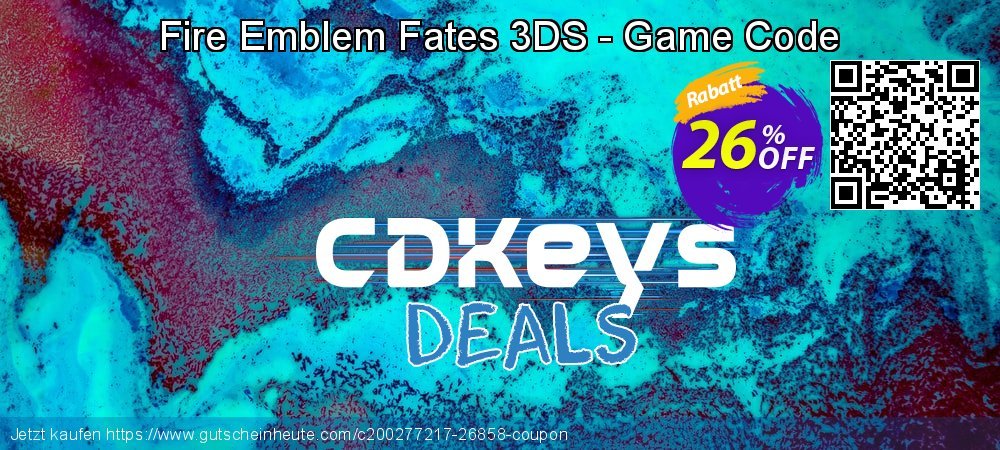 Fire Emblem Fates 3DS - Game Code verblüffend Förderung Bildschirmfoto
