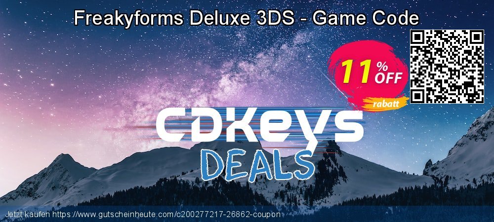 Freakyforms Deluxe 3DS - Game Code verwunderlich Ermäßigungen Bildschirmfoto