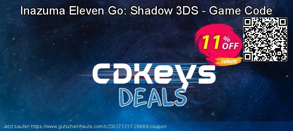 Inazuma Eleven Go: Shadow 3DS - Game Code umwerfende Ermäßigung Bildschirmfoto