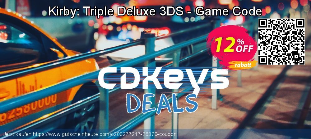 Kirby: Triple Deluxe 3DS - Game Code geniale Verkaufsförderung Bildschirmfoto