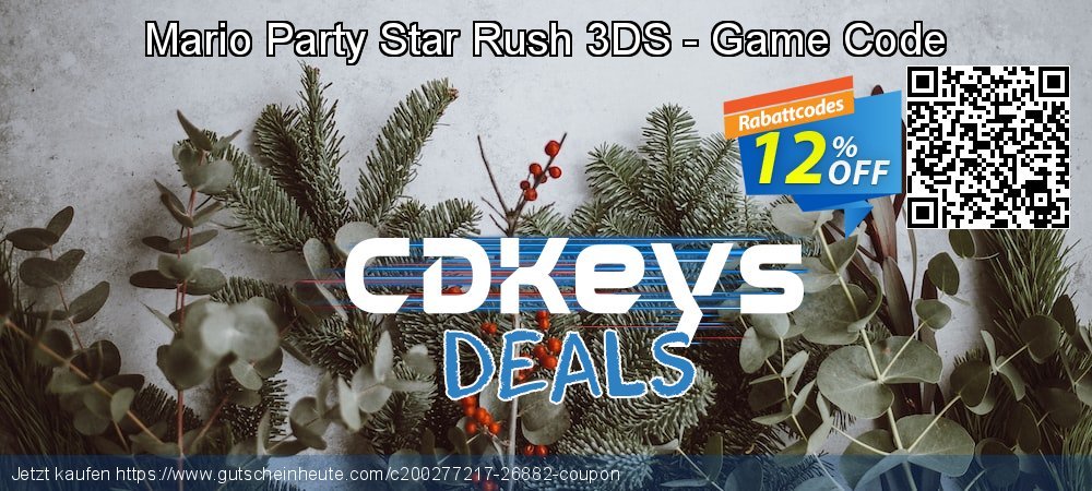 Mario Party Star Rush 3DS - Game Code unglaublich Promotionsangebot Bildschirmfoto