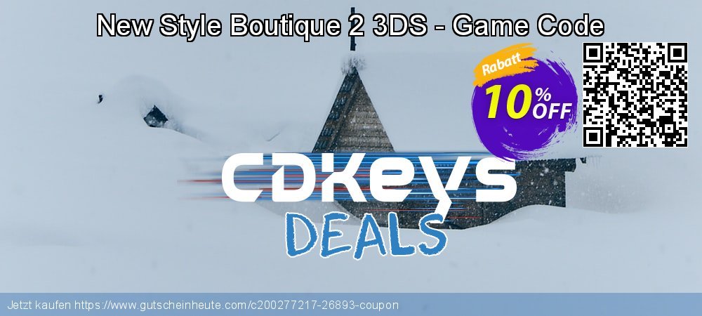 New Style Boutique 2 3DS - Game Code verwunderlich Beförderung Bildschirmfoto