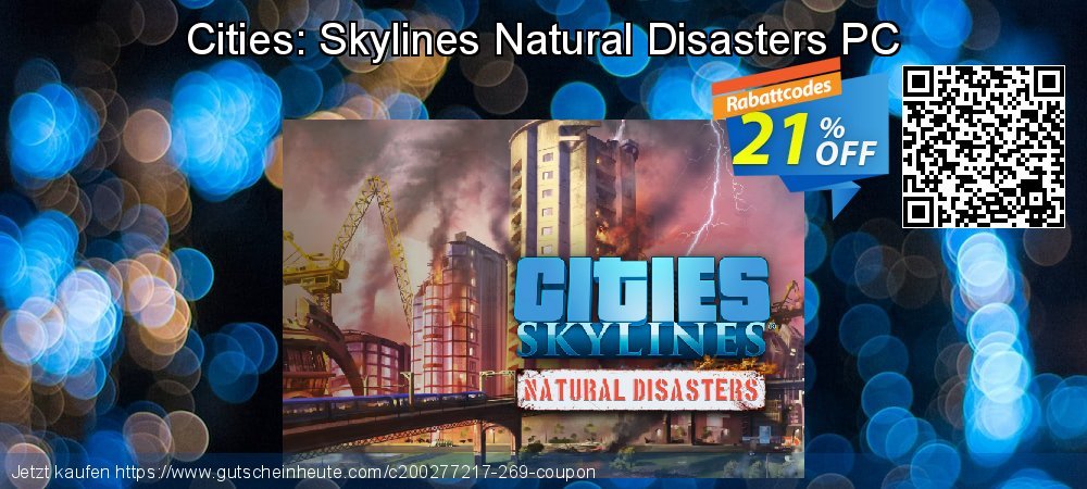 Cities: Skylines Natural Disasters PC Sonderangebote Beförderung Bildschirmfoto