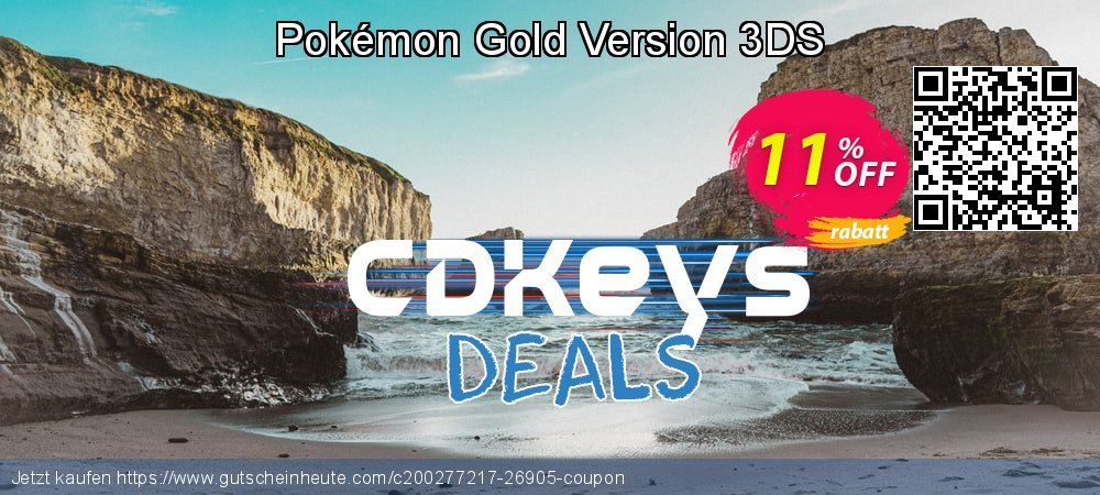 Pokémon Gold Version 3DS klasse Ausverkauf Bildschirmfoto