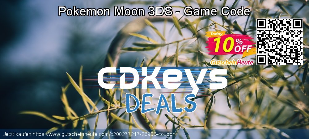 Pokemon Moon 3DS - Game Code exklusiv Außendienst-Promotions Bildschirmfoto