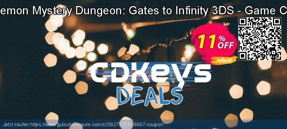 Pokemon Mystery Dungeon: Gates to Infinity 3DS - Game Code uneingeschränkt Preisreduzierung Bildschirmfoto