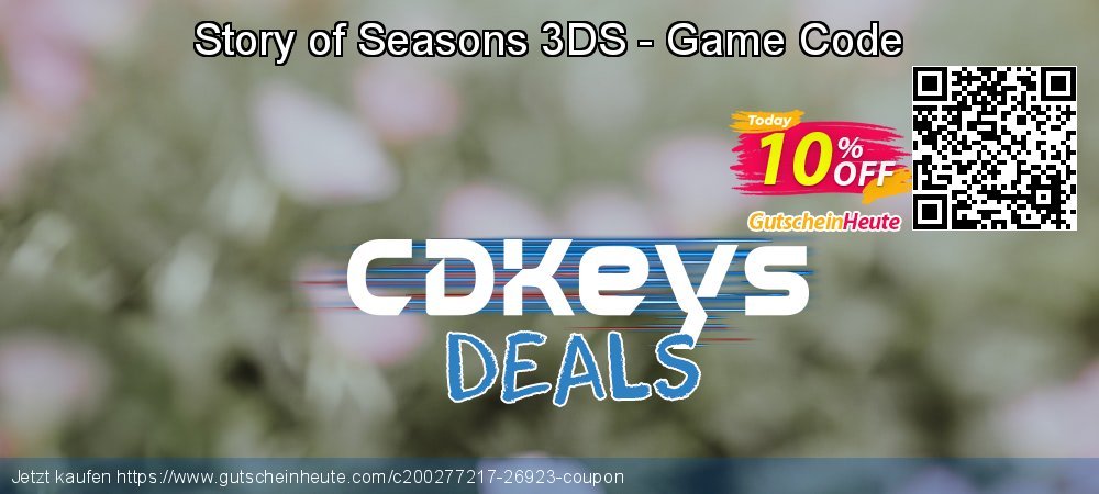 Story of Seasons 3DS - Game Code formidable Außendienst-Promotions Bildschirmfoto