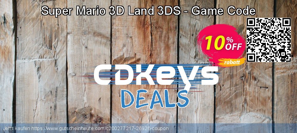 Super Mario 3D Land 3DS - Game Code Exzellent Förderung Bildschirmfoto