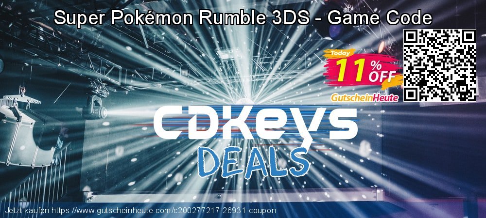 Super Pokémon Rumble 3DS - Game Code umwerfenden Preisnachlässe Bildschirmfoto