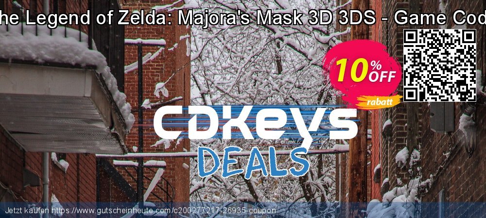 The Legend of Zelda: Majora's Mask 3D 3DS - Game Code spitze Diskont Bildschirmfoto