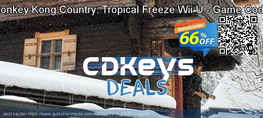 Donkey Kong Country: Tropical Freeze Wii U - Game Code klasse Promotionsangebot Bildschirmfoto