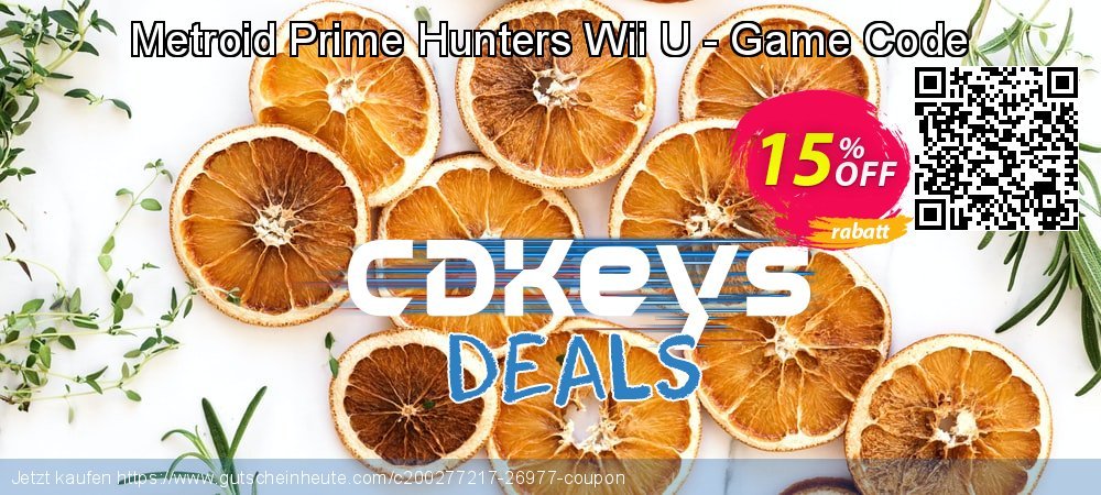 Metroid Prime Hunters Wii U - Game Code großartig Förderung Bildschirmfoto