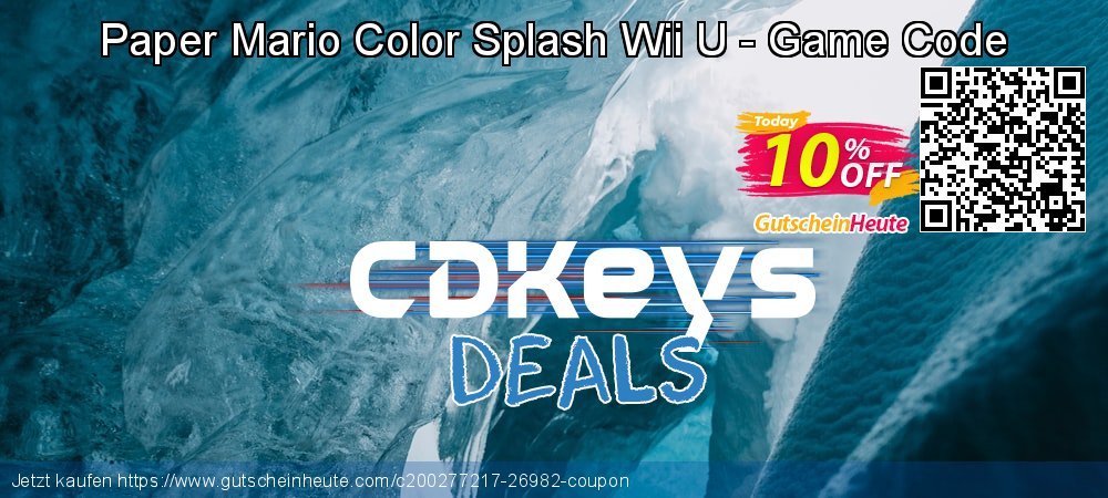 Paper Mario Color Splash Wii U - Game Code verblüffend Preisnachlässe Bildschirmfoto