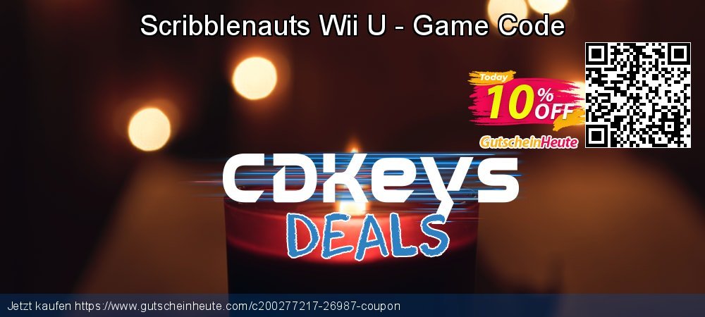 Scribblenauts Wii U - Game Code toll Ermäßigung Bildschirmfoto