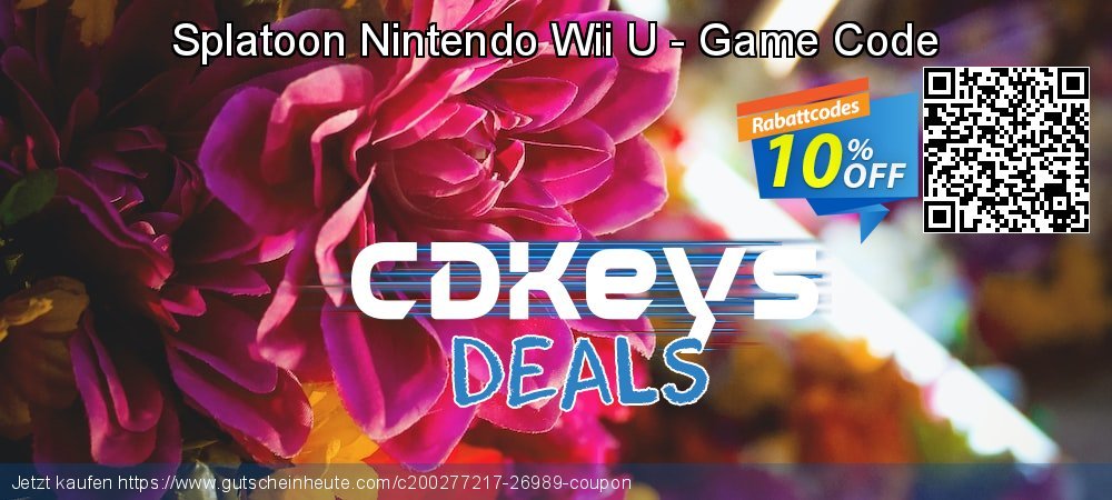 Splatoon Nintendo Wii U - Game Code beeindruckend Verkaufsförderung Bildschirmfoto