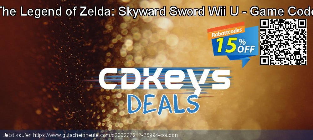 The Legend of Zelda: Skyward Sword Wii U - Game Code geniale Förderung Bildschirmfoto