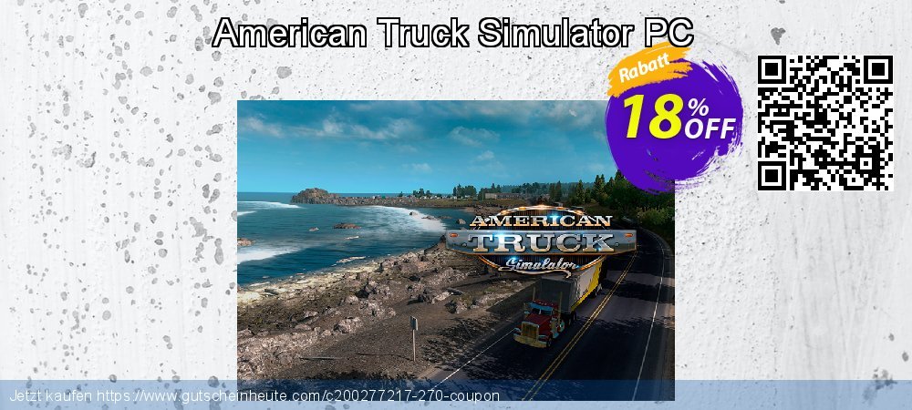 American Truck Simulator PC erstaunlich Sale Aktionen Bildschirmfoto