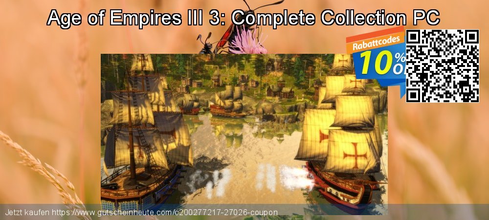Age of Empires III 3: Complete Collection PC aufregende Preisreduzierung Bildschirmfoto