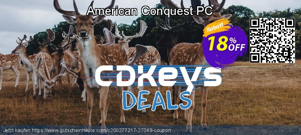American Conquest PC verwunderlich Rabatt Bildschirmfoto