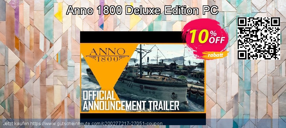 Anno 1800 Deluxe Edition PC beeindruckend Angebote Bildschirmfoto