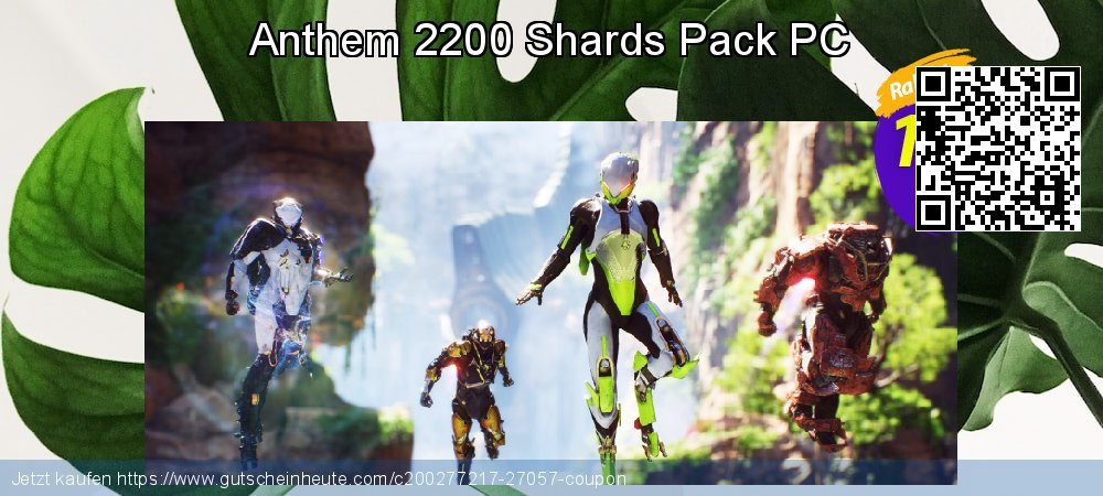 Anthem 2200 Shards Pack PC aufregende Verkaufsförderung Bildschirmfoto