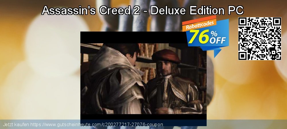 Assassin's Creed 2 - Deluxe Edition PC wundervoll Außendienst-Promotions Bildschirmfoto