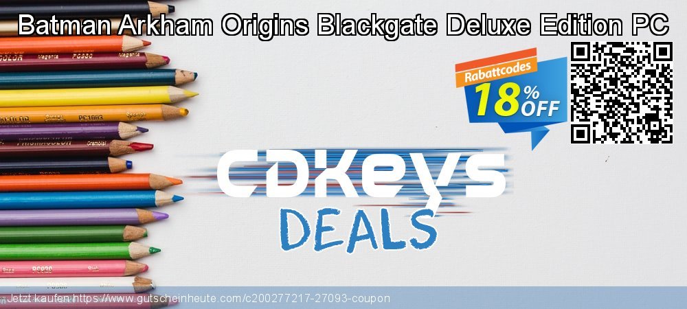 Batman Arkham Origins Blackgate Deluxe Edition PC uneingeschränkt Außendienst-Promotions Bildschirmfoto