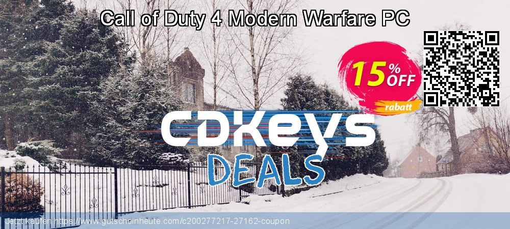 Call of Duty 4 Modern Warfare PC fantastisch Preisreduzierung Bildschirmfoto