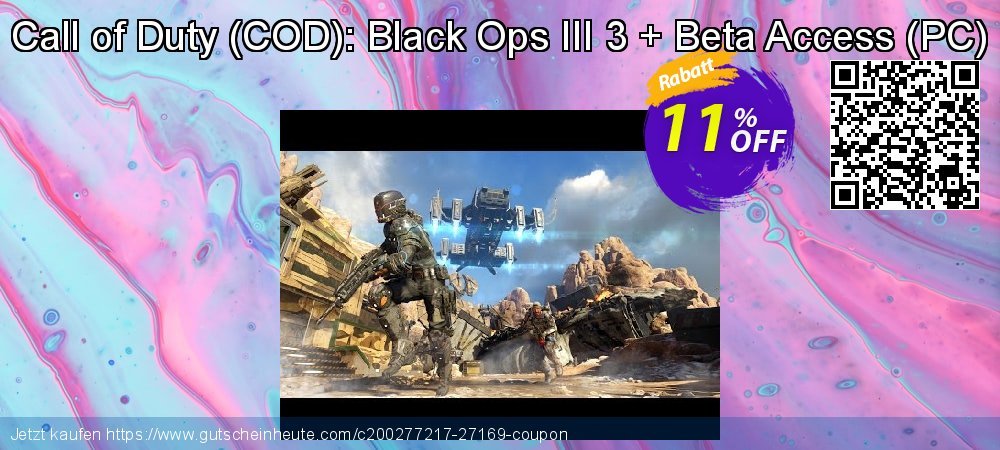 Call of Duty - COD : Black Ops III 3 + Beta Access - PC  wundervoll Preisnachlässe Bildschirmfoto