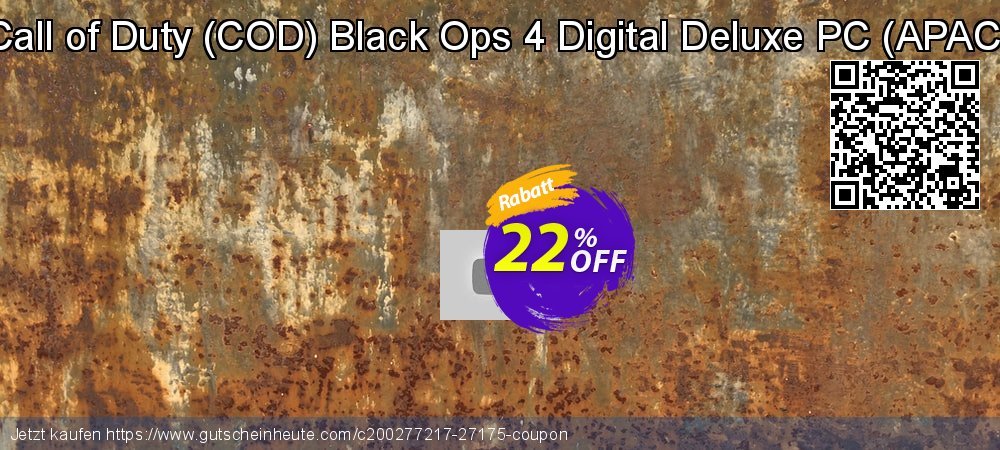 Call of Duty - COD Black Ops 4 Digital Deluxe PC - APAC  beeindruckend Disagio Bildschirmfoto