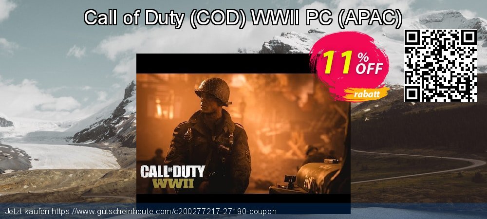 Call of Duty - COD WWII PC - APAC  Sonderangebote Diskont Bildschirmfoto