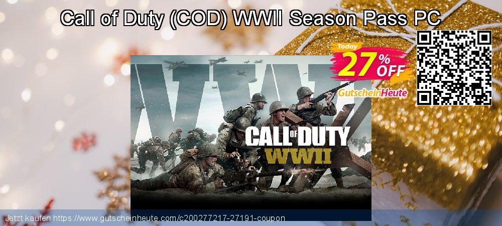 Call of Duty - COD WWII Season Pass PC erstaunlich Ermäßigung Bildschirmfoto