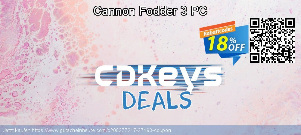 Cannon Fodder 3 PC fantastisch Verkaufsförderung Bildschirmfoto
