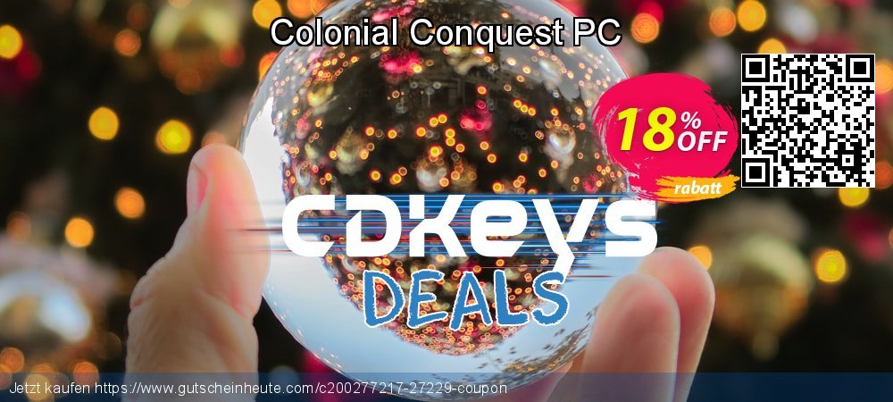 Colonial Conquest PC wunderschön Außendienst-Promotions Bildschirmfoto