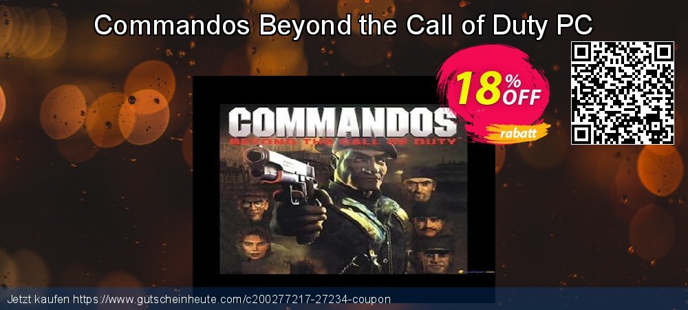 Commandos Beyond the Call of Duty PC verwunderlich Sale Aktionen Bildschirmfoto