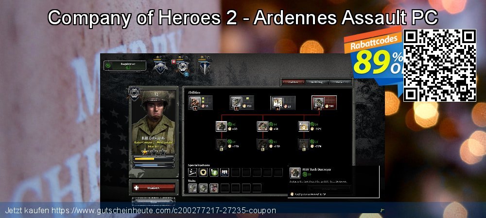 Company of Heroes 2 - Ardennes Assault PC toll Rabatt Bildschirmfoto