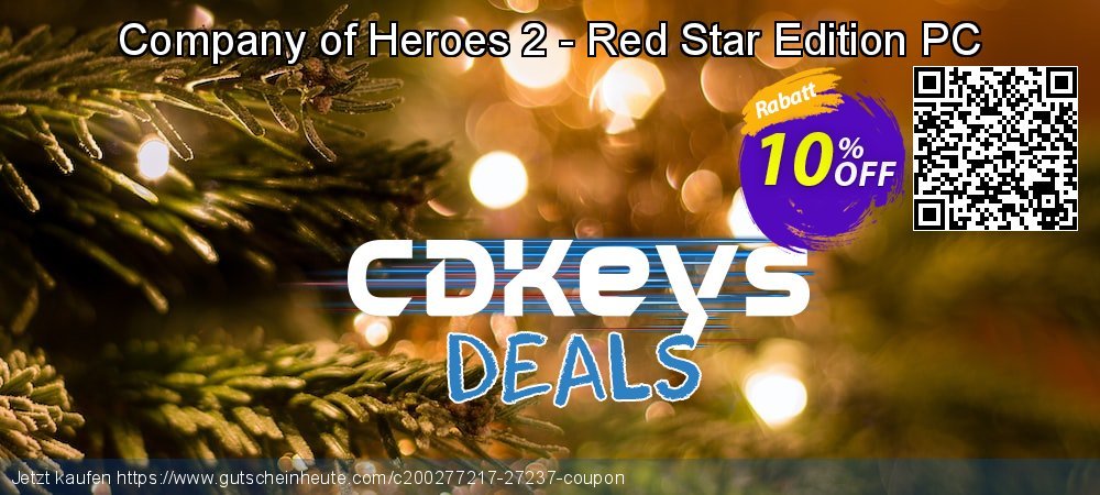 Company of Heroes 2 - Red Star Edition PC beeindruckend Preisnachlässe Bildschirmfoto