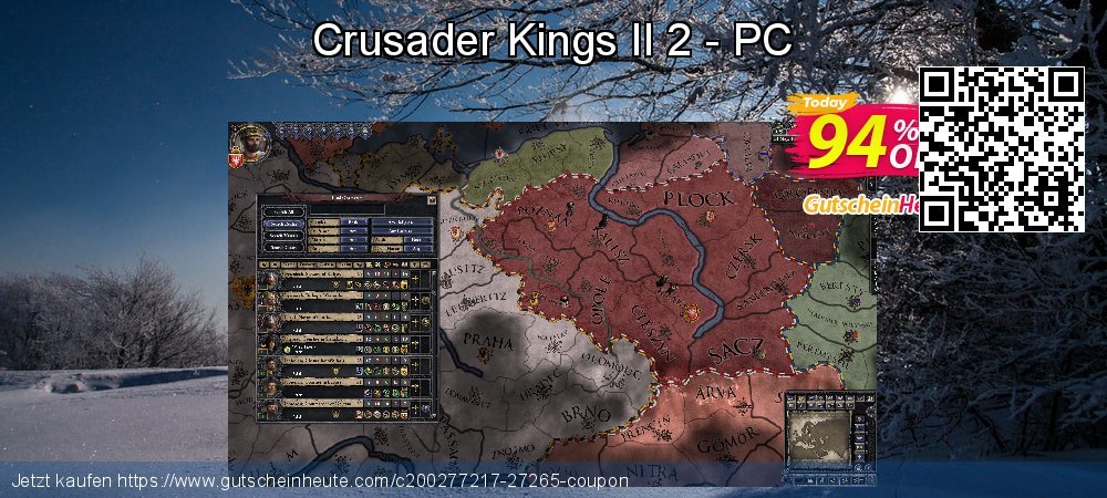 Crusader Kings II 2 - PC verwunderlich Preisnachlass Bildschirmfoto