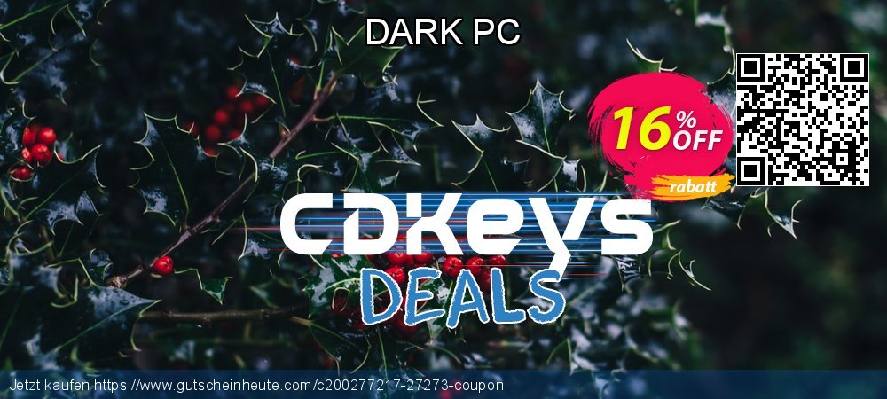 DARK PC geniale Promotionsangebot Bildschirmfoto