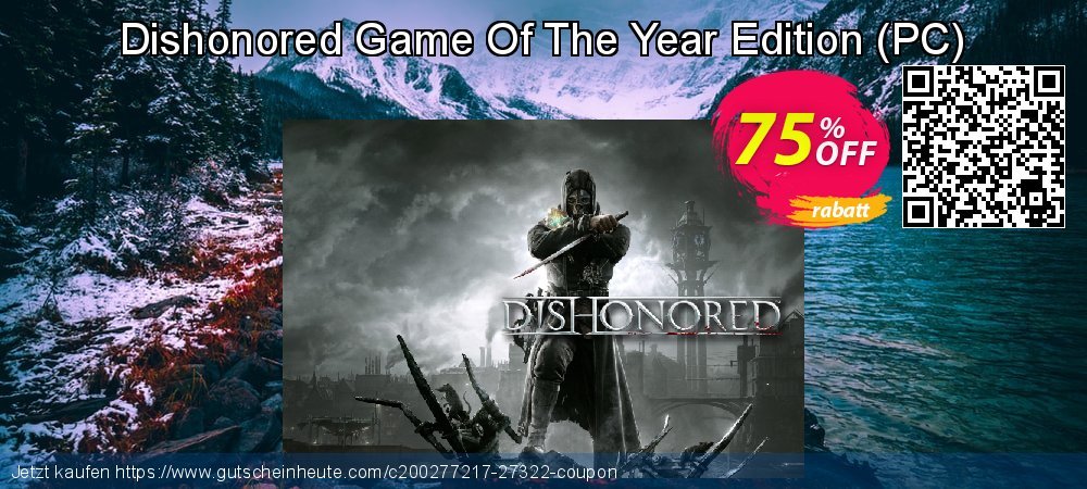 Dishonored Game Of The Year Edition - PC  wunderschön Preisnachlässe Bildschirmfoto
