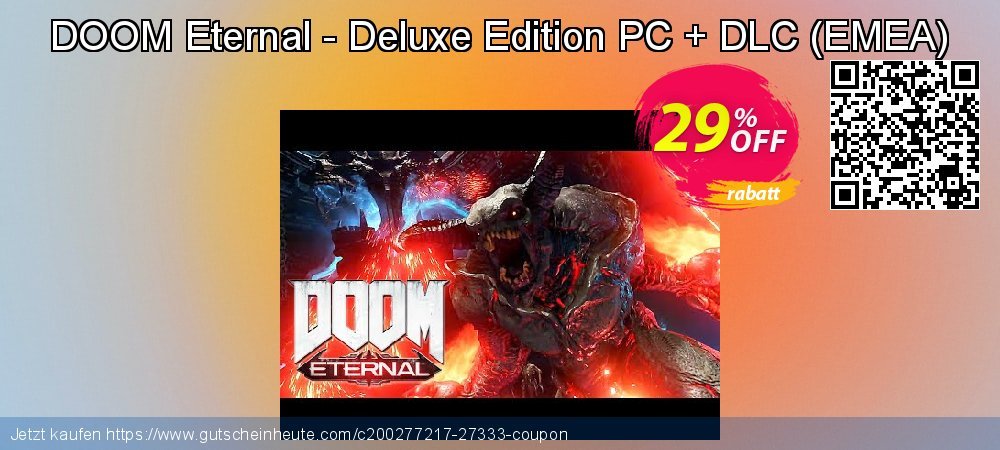 DOOM Eternal - Deluxe Edition PC + DLC - EMEA  umwerfende Preisnachlass Bildschirmfoto