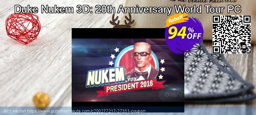 Duke Nukem 3D: 20th Anniversary World Tour PC atemberaubend Förderung Bildschirmfoto