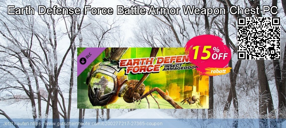 Earth Defense Force Battle Armor Weapon Chest PC umwerfenden Außendienst-Promotions Bildschirmfoto