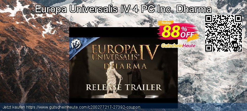 Europa Universalis IV 4 PC Inc. Dharma beeindruckend Promotionsangebot Bildschirmfoto