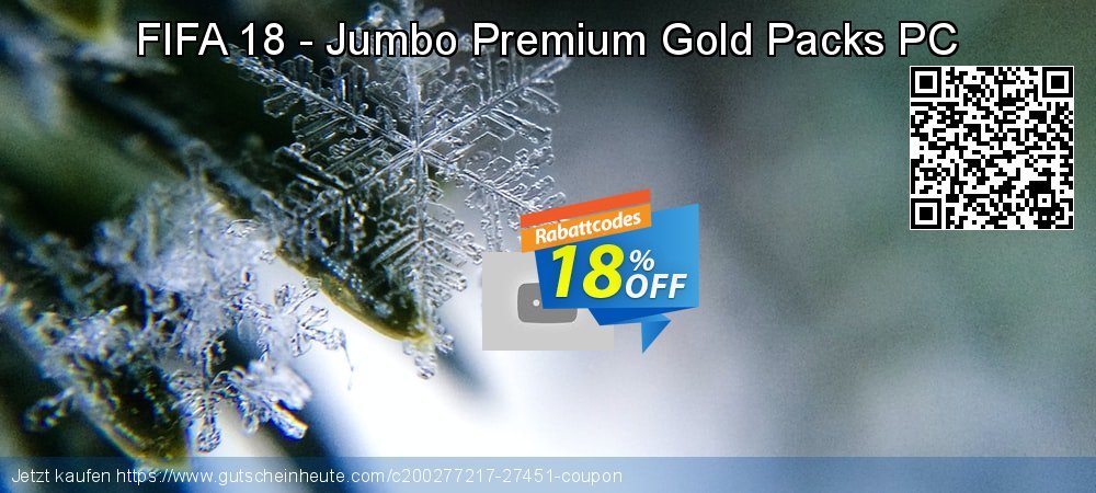 FIFA 18 - Jumbo Premium Gold Packs PC verwunderlich Preisreduzierung Bildschirmfoto