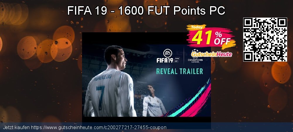 FIFA 19 - 1600 FUT Points PC faszinierende Sale Aktionen Bildschirmfoto