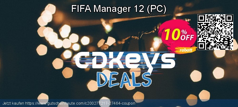 FIFA Manager 12 - PC  exklusiv Disagio Bildschirmfoto