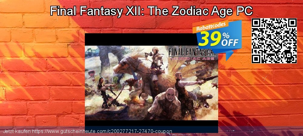 Final Fantasy XII: The Zodiac Age PC erstaunlich Förderung Bildschirmfoto