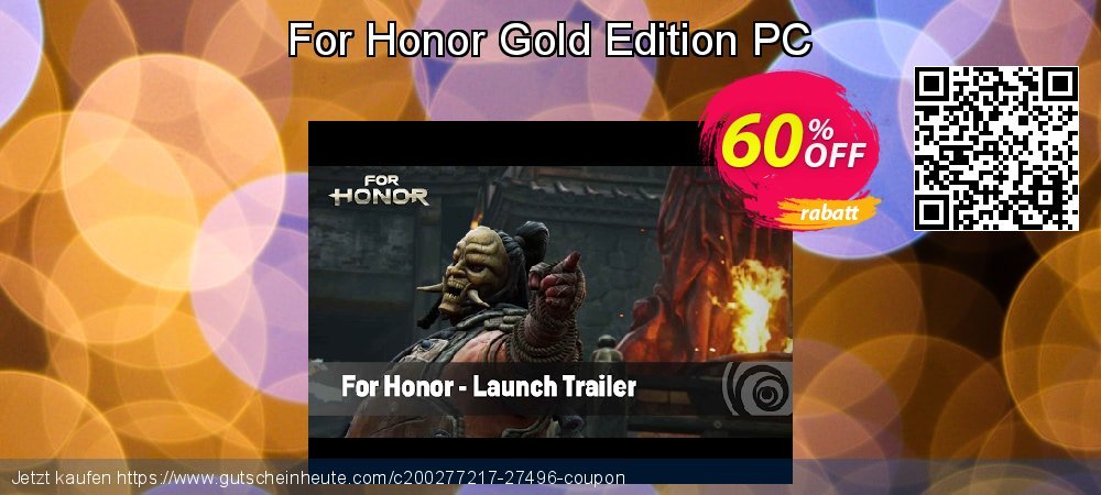 For Honor Gold Edition PC uneingeschränkt Diskont Bildschirmfoto